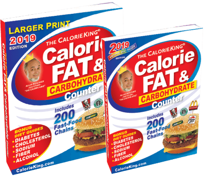 The CalorieKing Calorie, Fat and Carbohydrate Counter